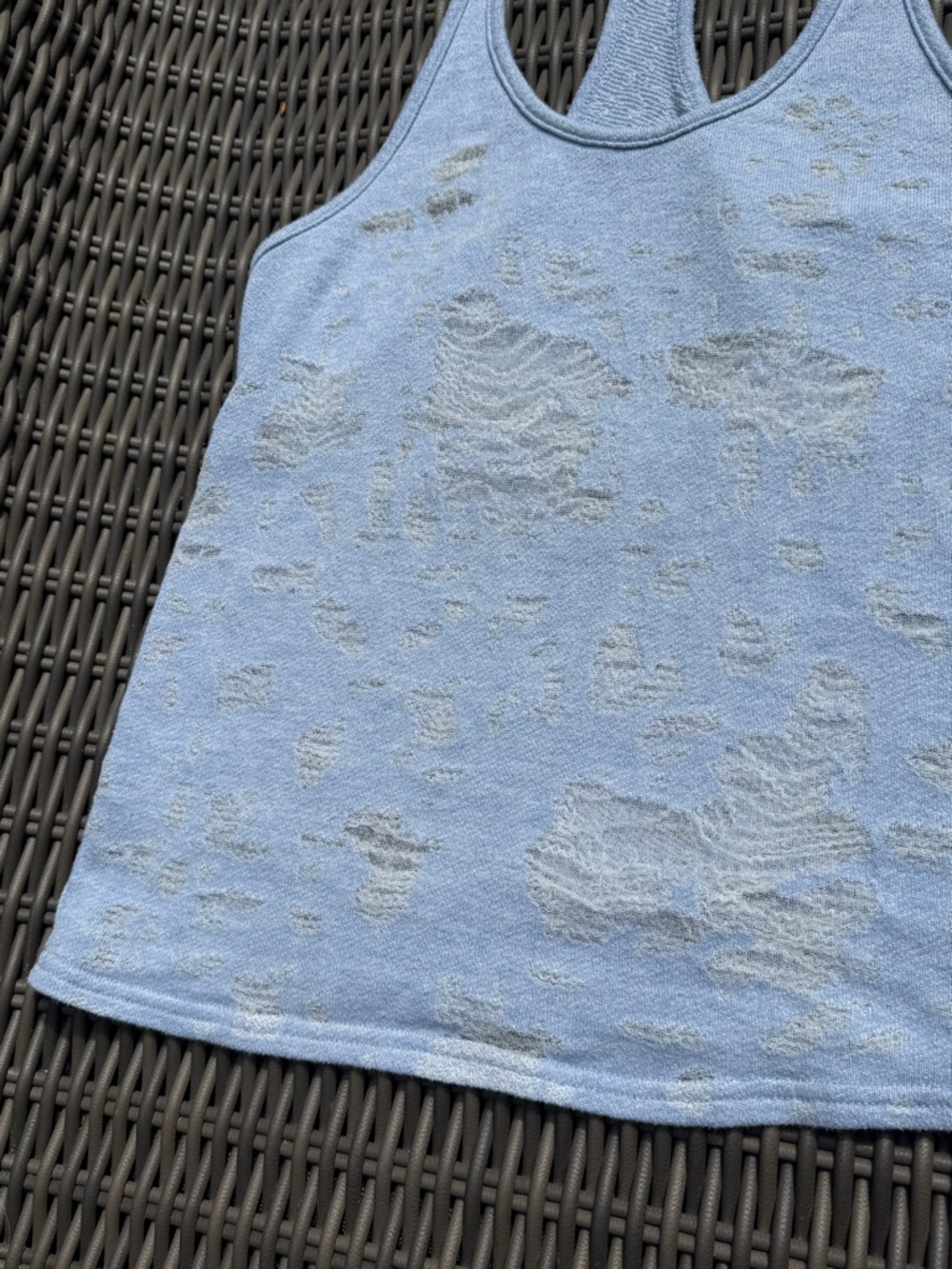 Alo Distressed Racerback Tank Top - Picture 5 of 16